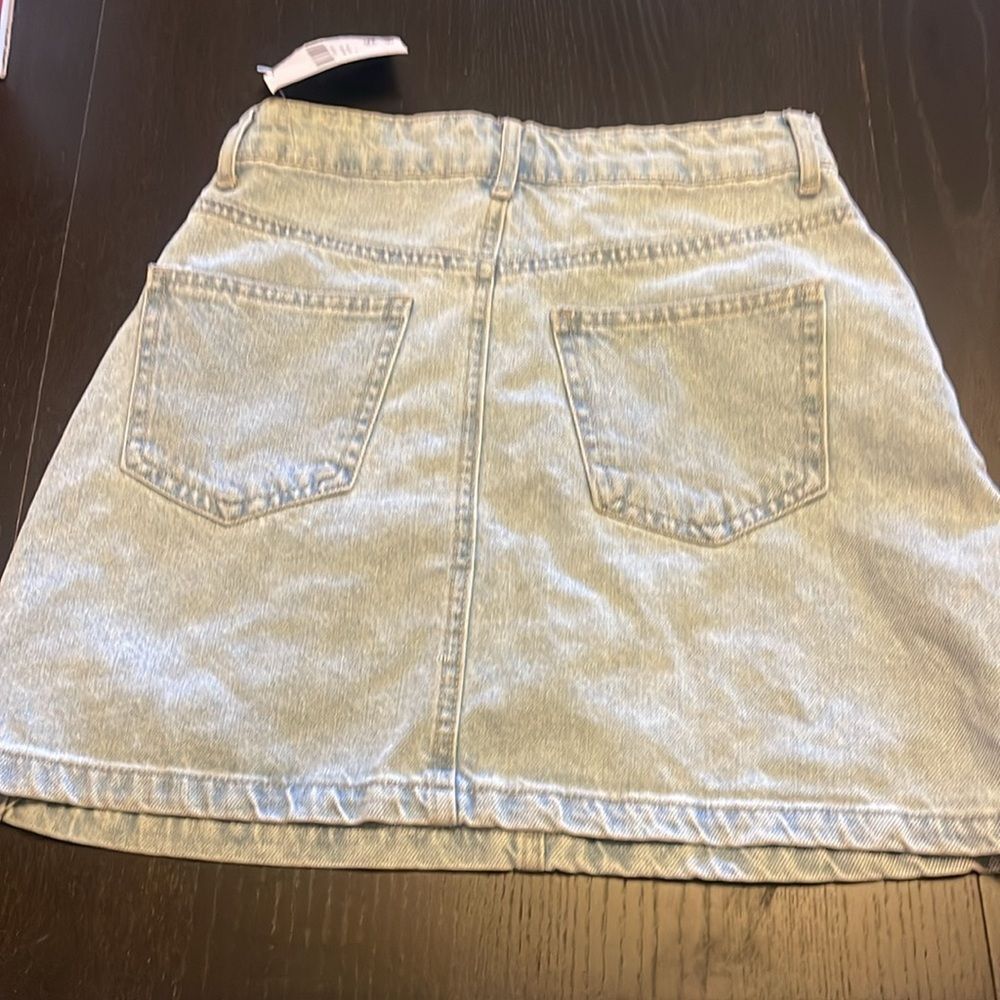 Forever 21 Light Blue Denim Skirt xs NWT - Picture 4 of 4